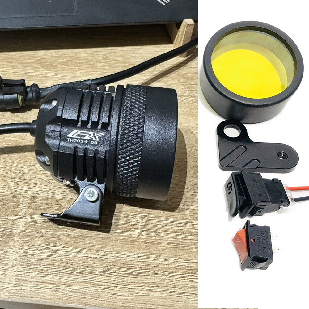 [HCM]Đèn Trợ Sáng L6X 30W Gắn Xe Máy 12V [ Kèm Phụ Kiện]