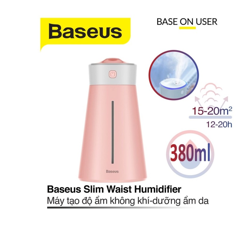 Máy Phun Sương Baseus Slim Waist Humidifier chất liệu ABS cao cấp không tạo ra tiếng ồn