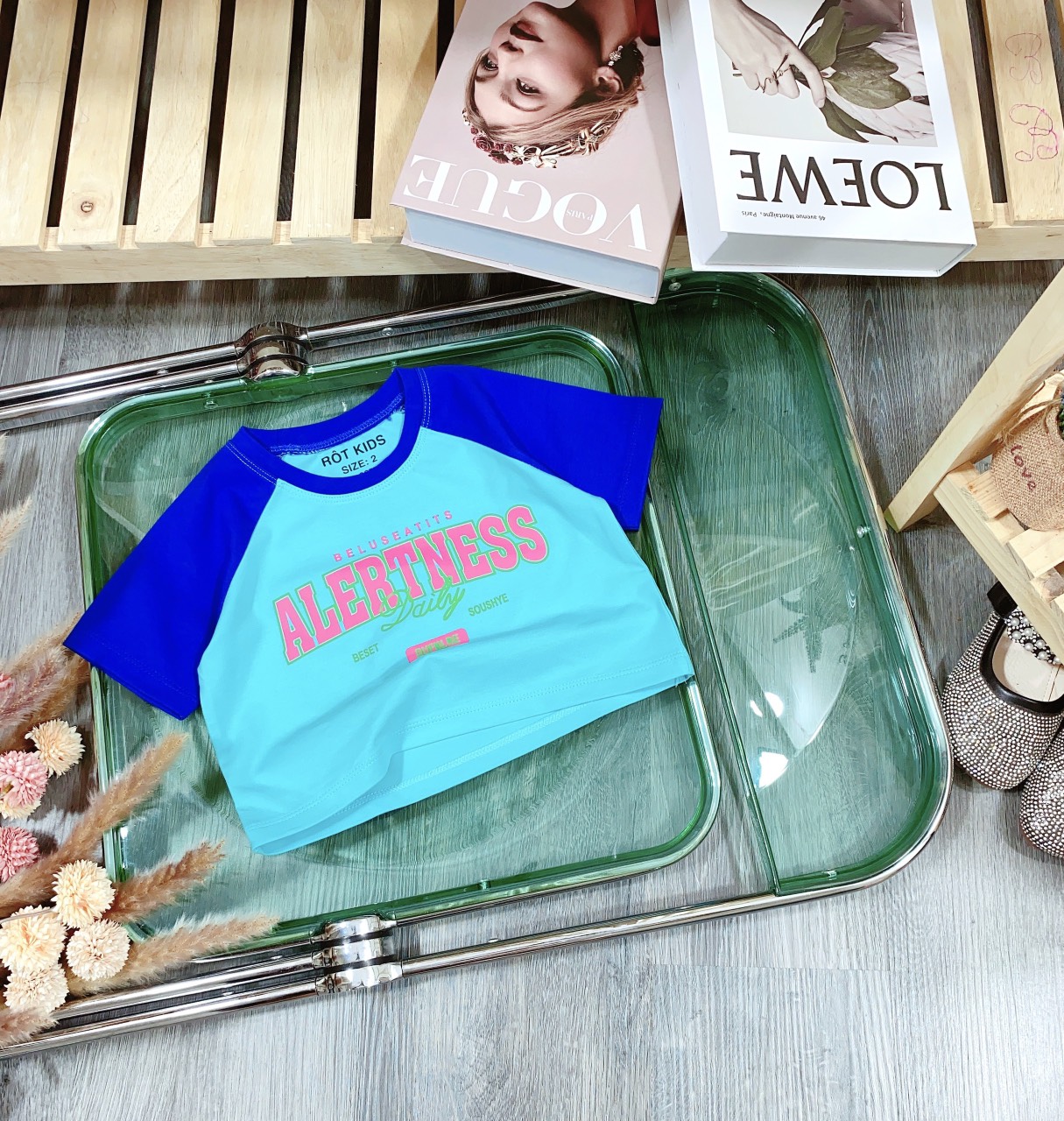 [Ảnh thật] Áo Crop top Bé Gái , Áo Thun Hiphop in chữ basic bé , áo dance yumba, hiphop -K229- Trang 25 Kids