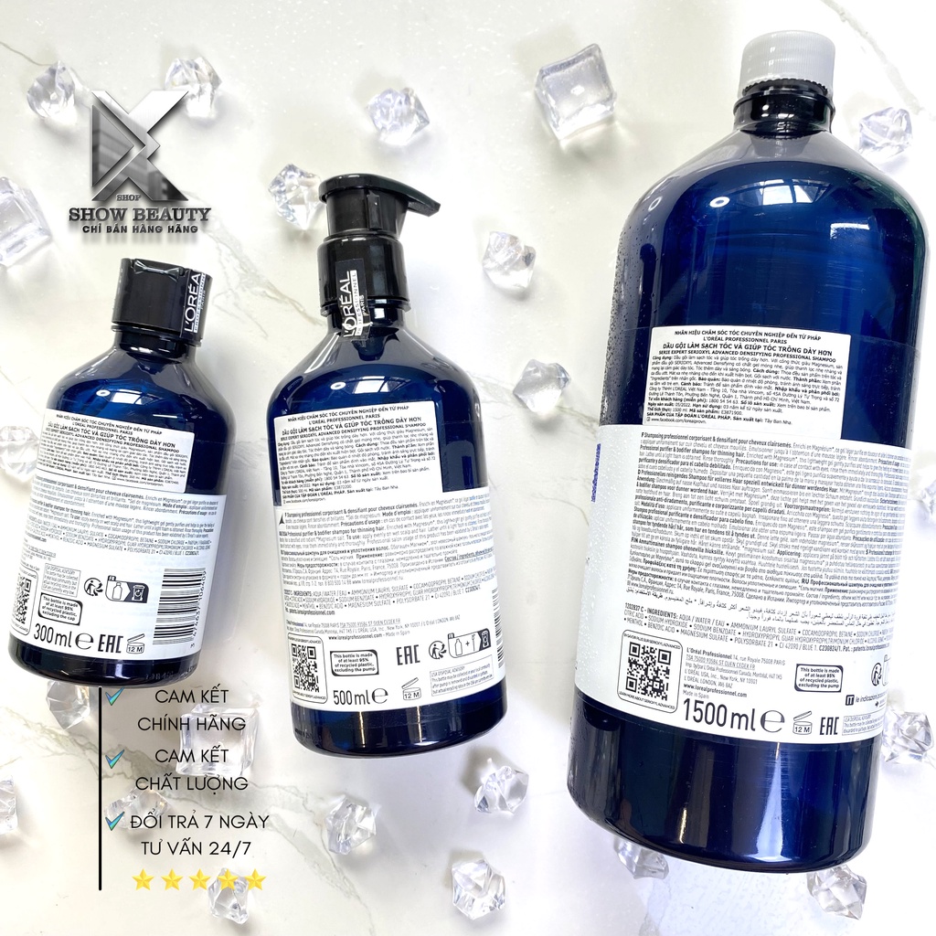Dầu Gội Làm Dày Tóc, Giúp Kích Thích Mọc Tóc Serioxyl - Loreal Professionnel