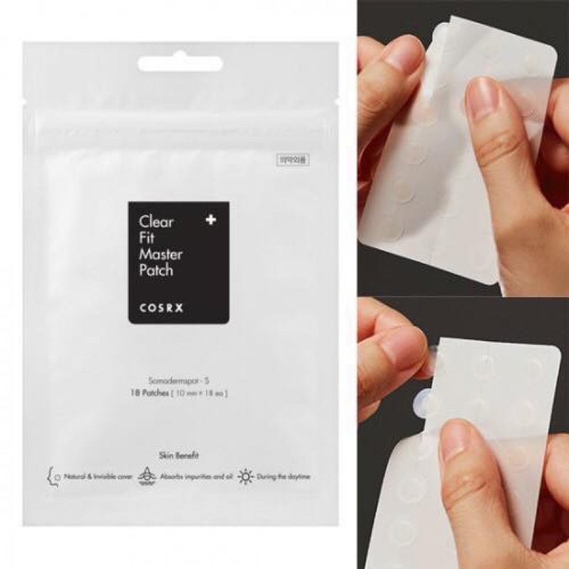 Miếng Dán Mụn Cosrx Acne Pimple Master Patch 24 Miếng Màu Đỏ | Hút Mụn Clear Fit Master Patch 18 Miếng Màu Đen (Mã 36)