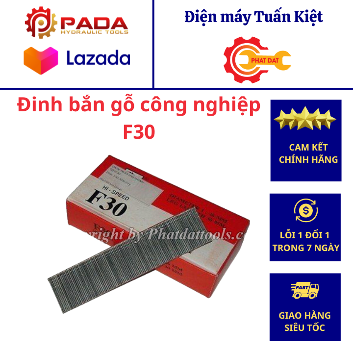 Đinh bắn gỗ công nghiệp F30