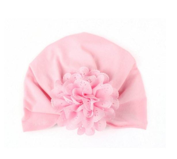 [HCM]Mũ Turban Hoa Cho Bé Gái  mũ nơ hoa (Giao màu ngẫu nhiên)