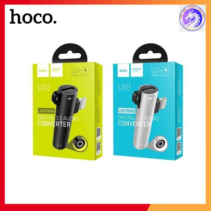 [HCM]Jack Chuyển Đổi Hoco LS21 Ligthning Ra Audio 3.5mm + Lingthning