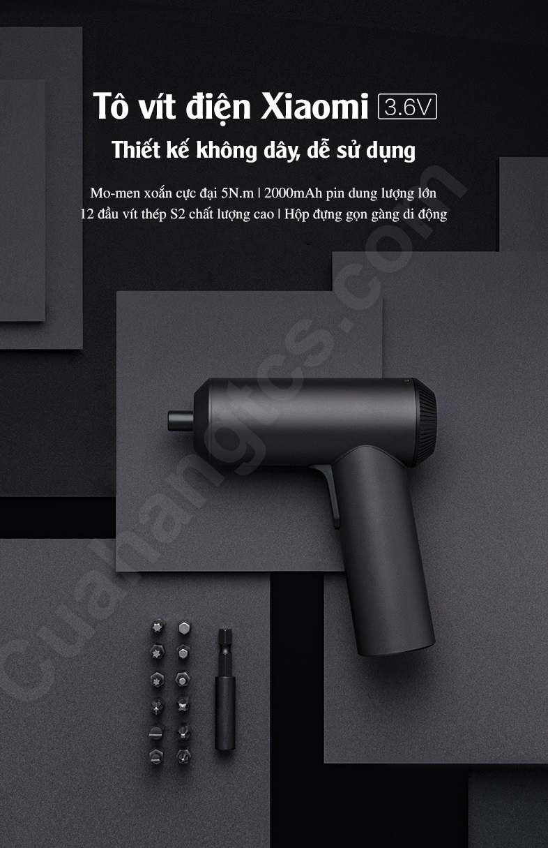 TUA VÍT ĐIỆN XIAOMI MIJIA 12 ĐẦU