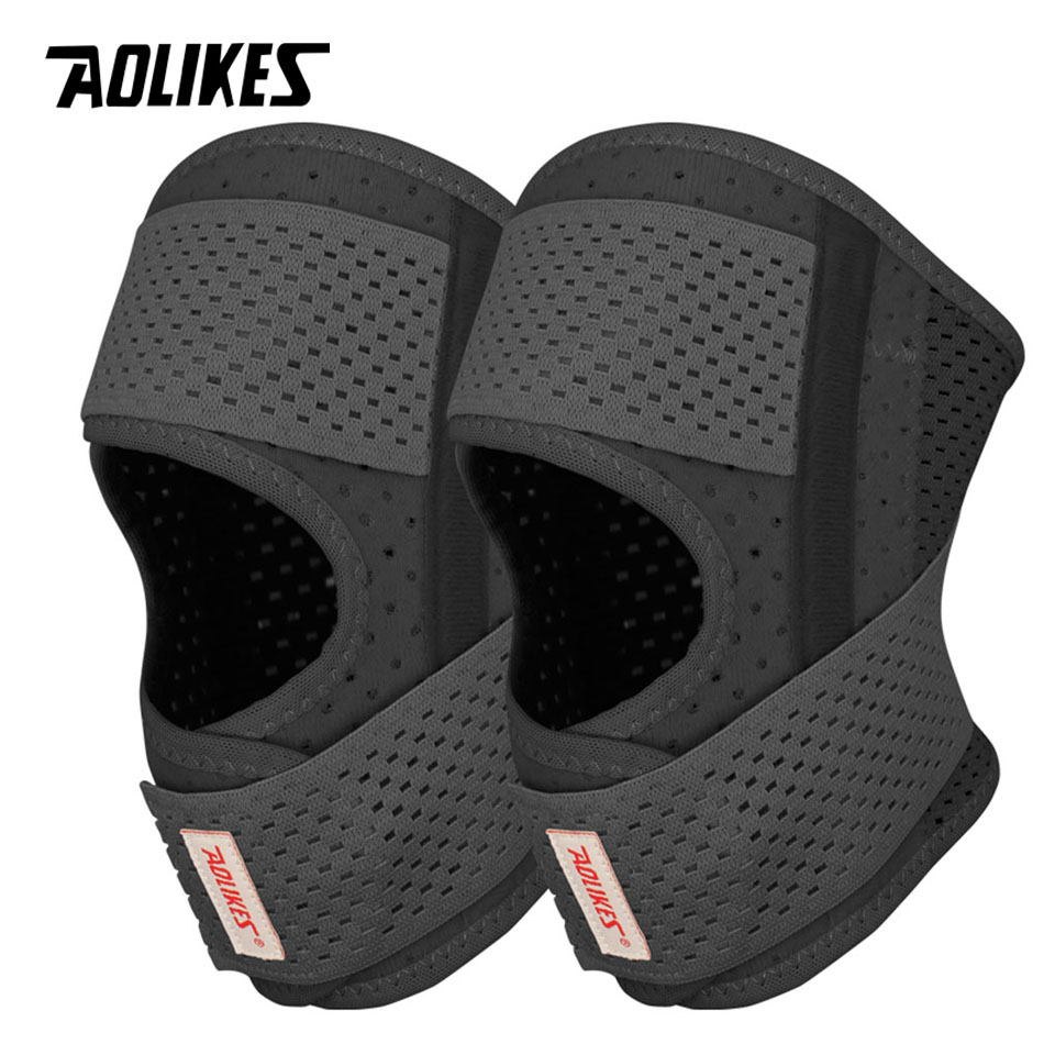 Bộ 2 đai bảo vệ đầu gối aolikes a-7901-2 hỗ trợ khớp gối knee support braces