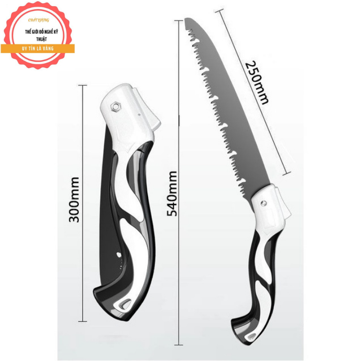 Cưa cầm tay gấp gọn, Cưa cây cưa gỗ cưa xếp lưỡi thép hợp kim SK5, Lưới Cưa