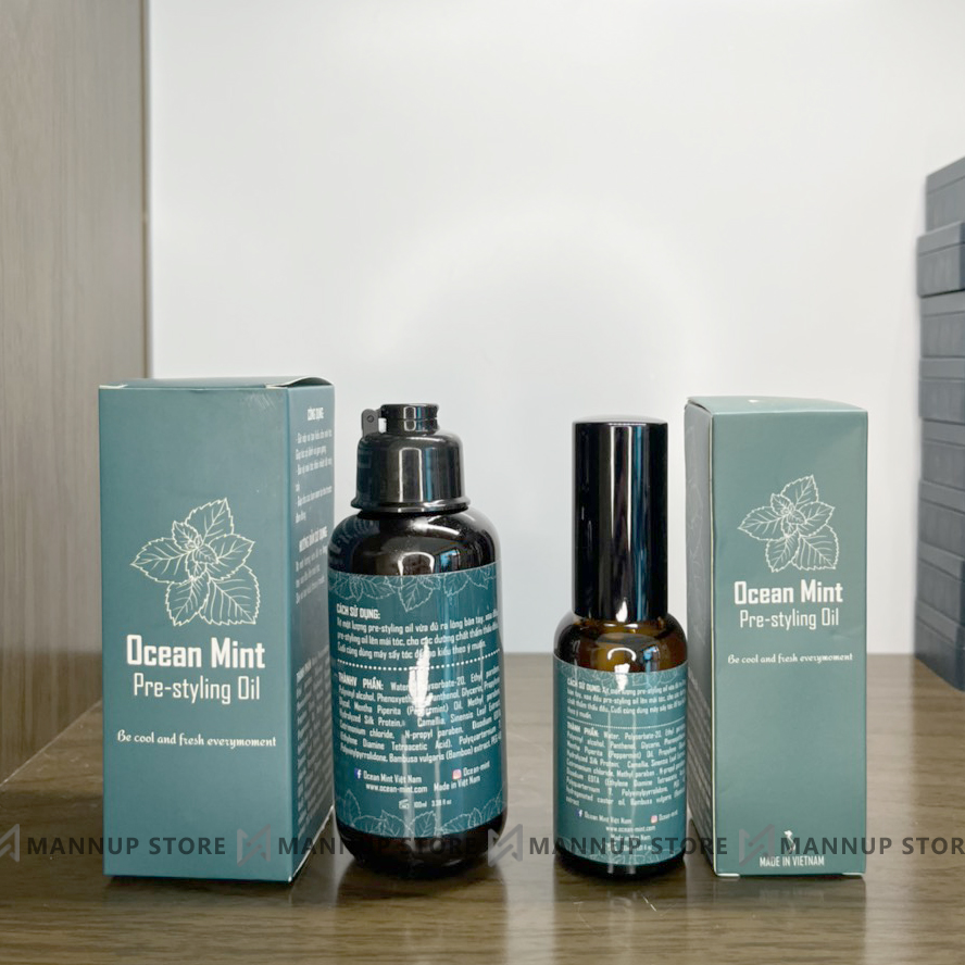 Xịt Tạo Phồng Tóc Ocean Mint Pre Styling Oil 100ml / 30ml
