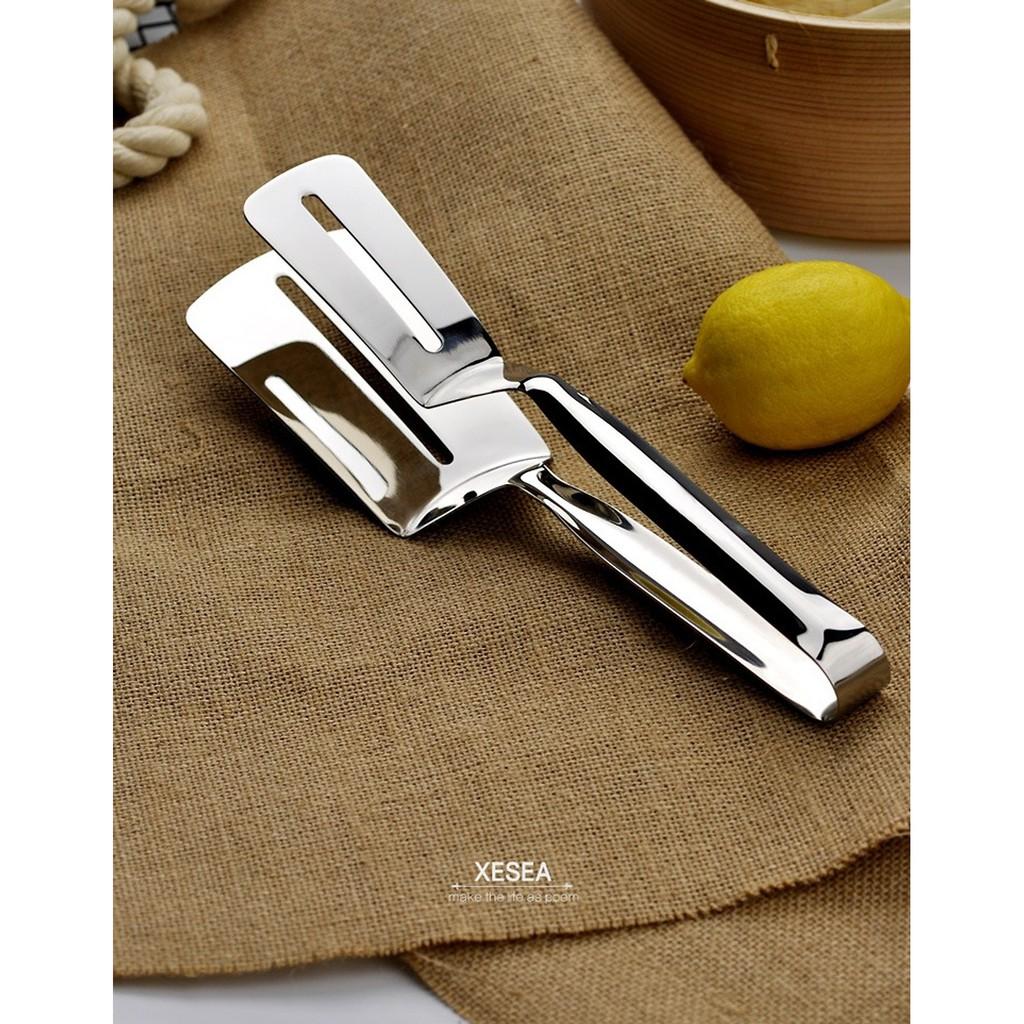 [HCM]Kẹp gắp thức ăn inox mẫu mới 2020