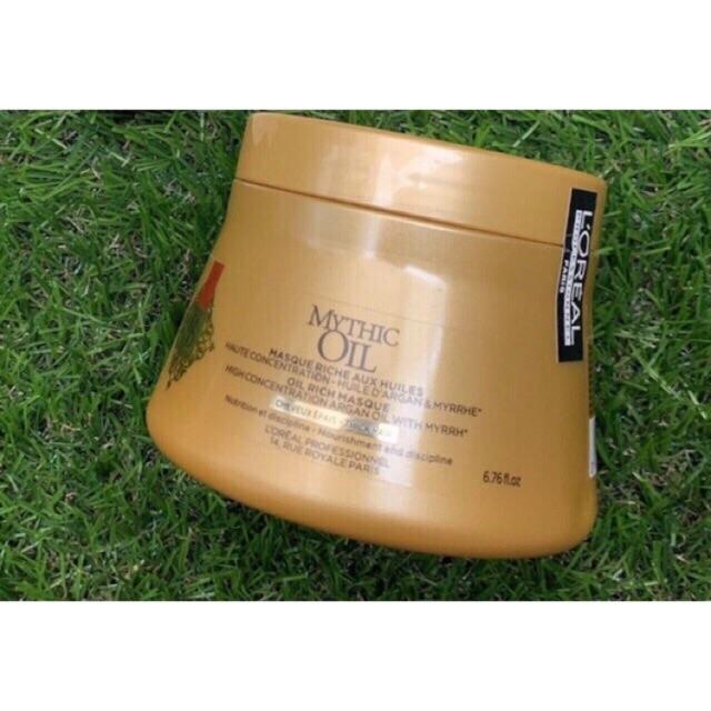 [HCM]KEM HẤP TÓC BẰNG TINH DẦU CAO CẤP MYTHIC OIL 200ML