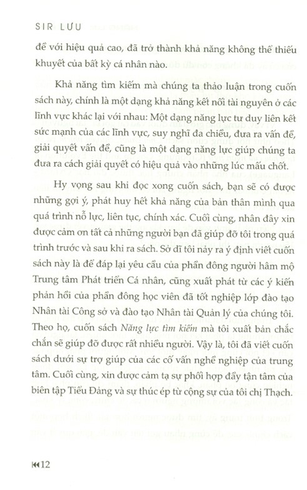 Năng Lực Tìm Kiếm