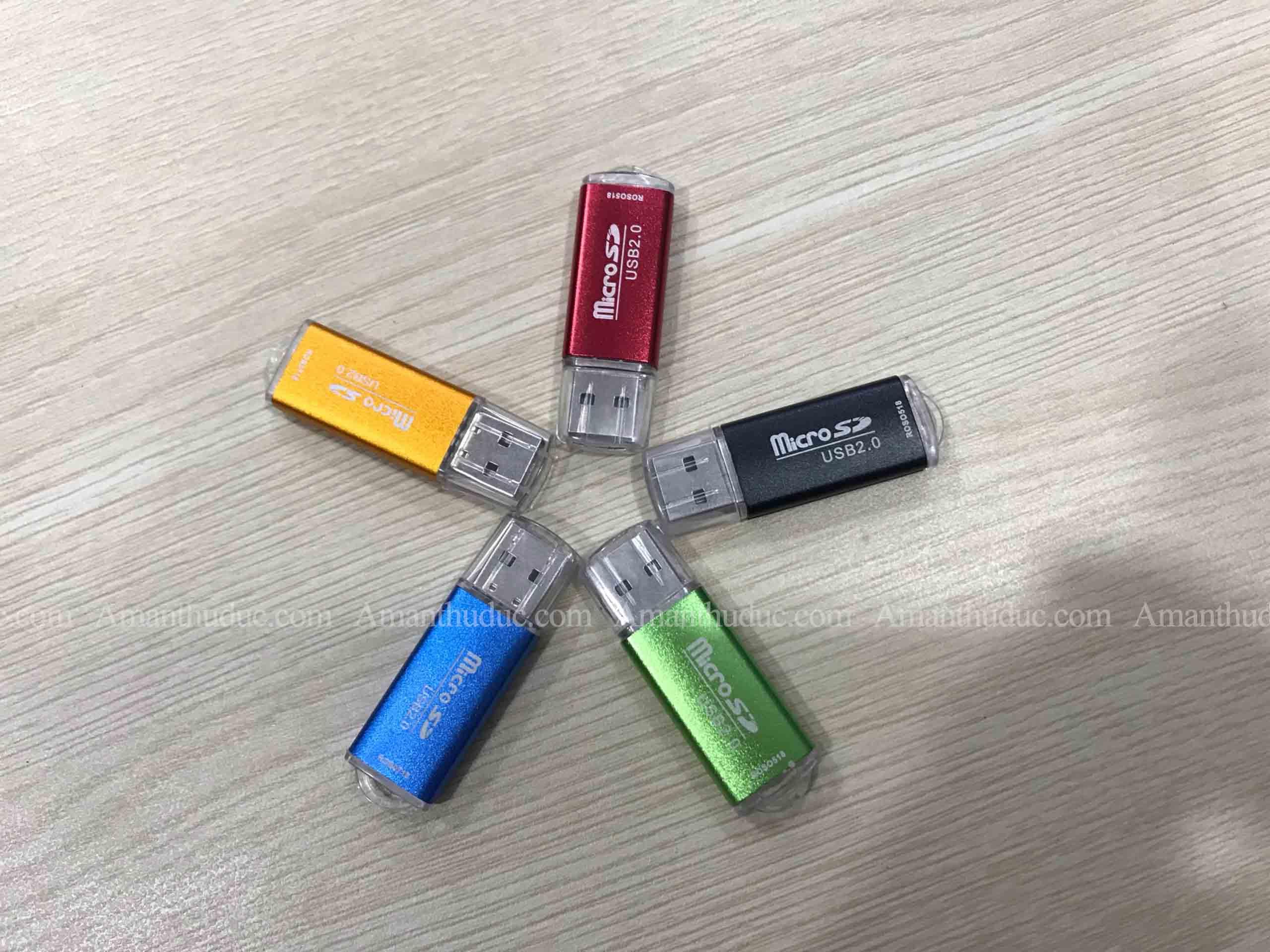 Đầu Đọc Thẻ Micro Sd Vỏ Nhôm