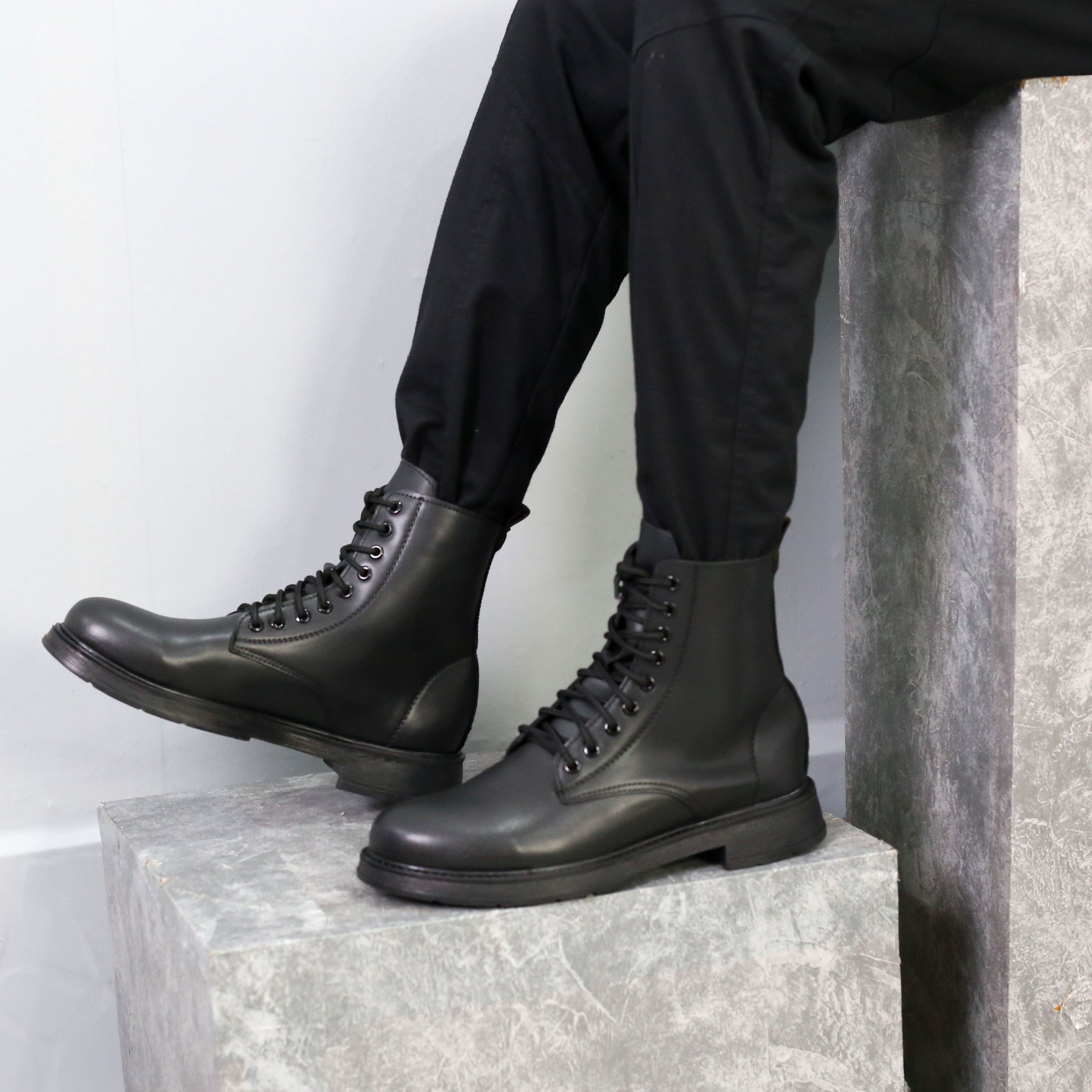 Giày boots da nam MĐ G1087 thiết kế thời trang