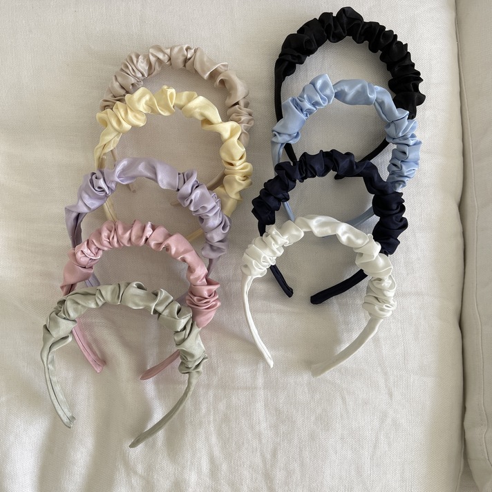 Cài tóc Satin headband Hàn Quốc KOREA