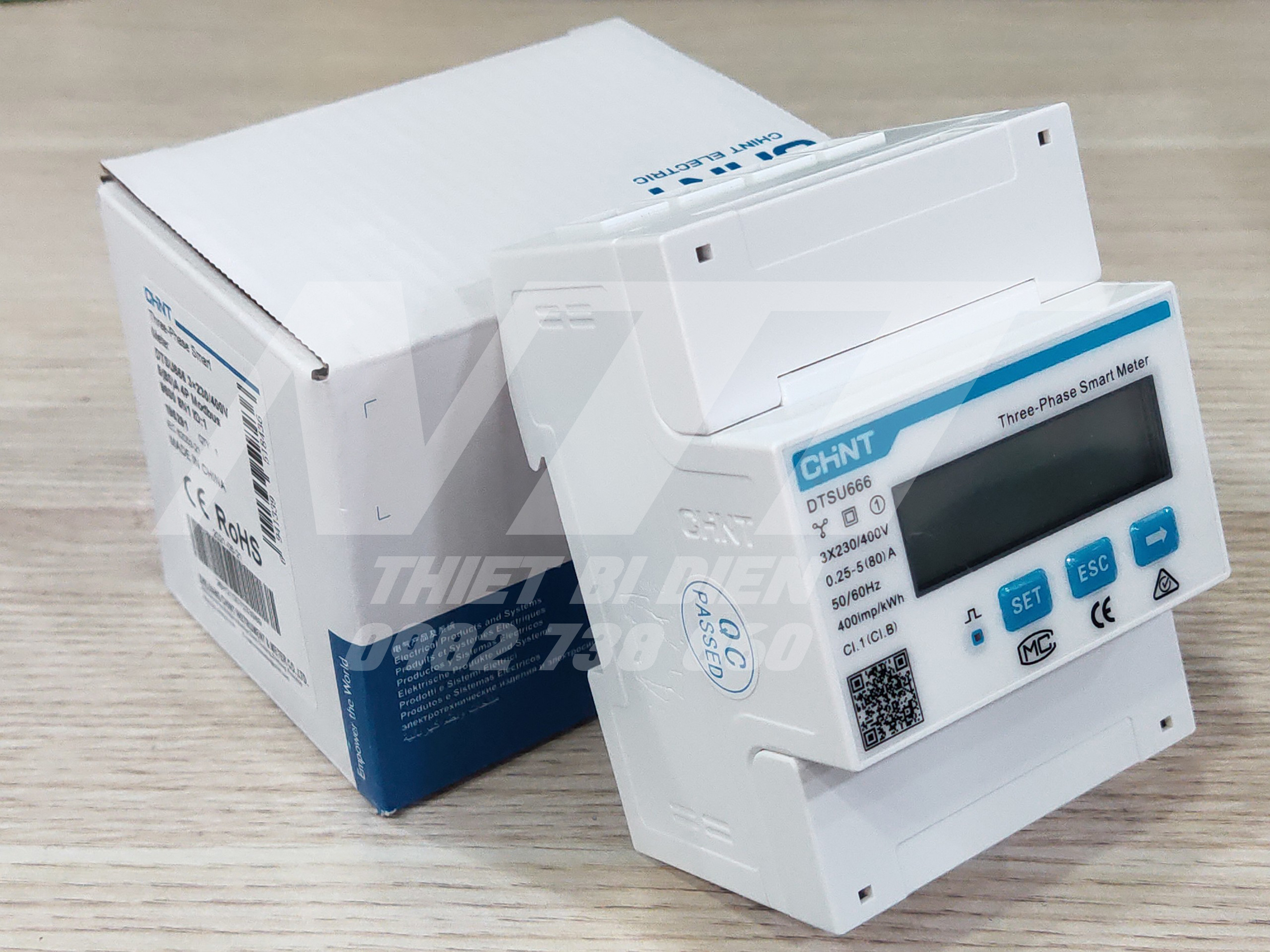 Công tơ điện thông minh 3 pha dtsu666 chint