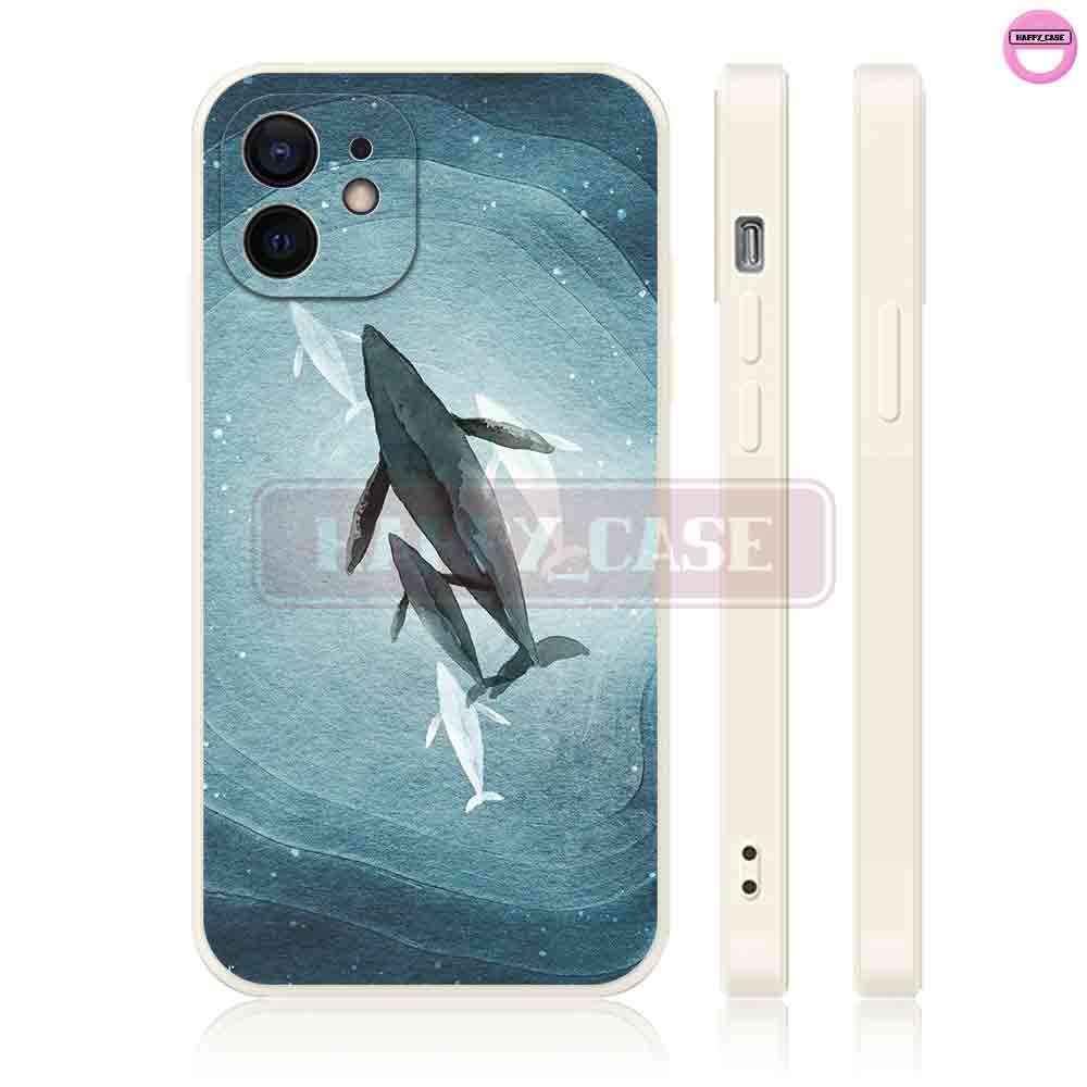 Ốp iPhone S404 Hình Đán Cá Voi Êm Đềm Chống Sốc iPhone Happy Case