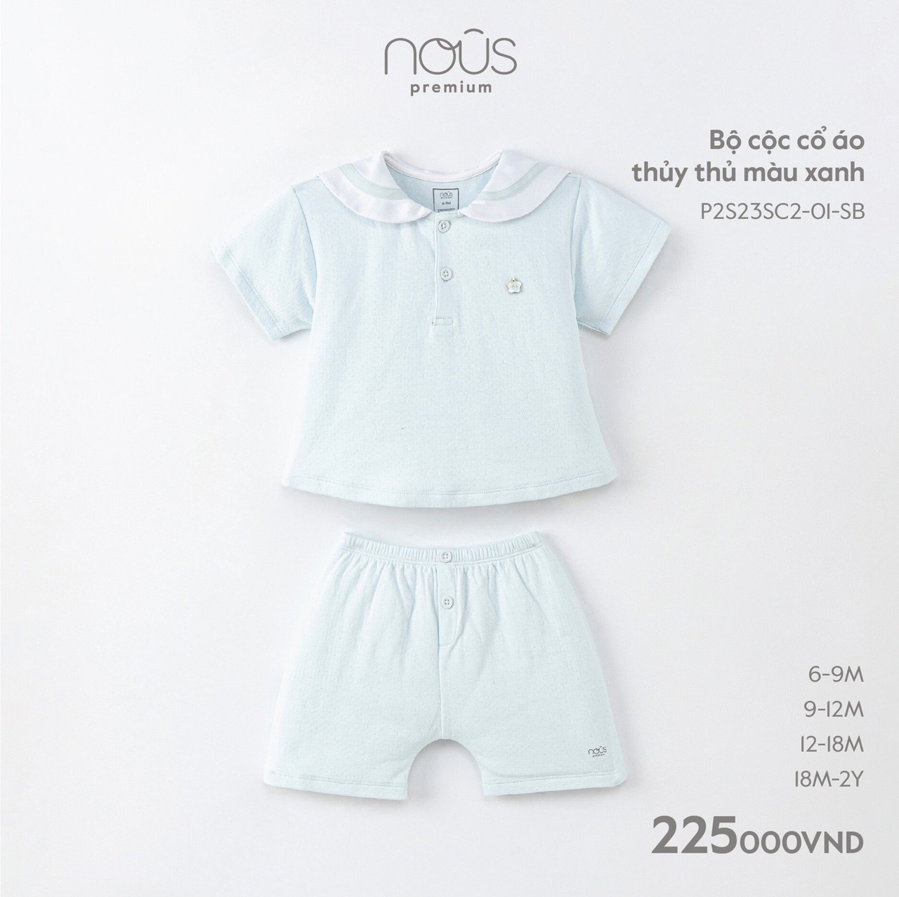Bộ cộc Nous 6-9m đến 2-3y