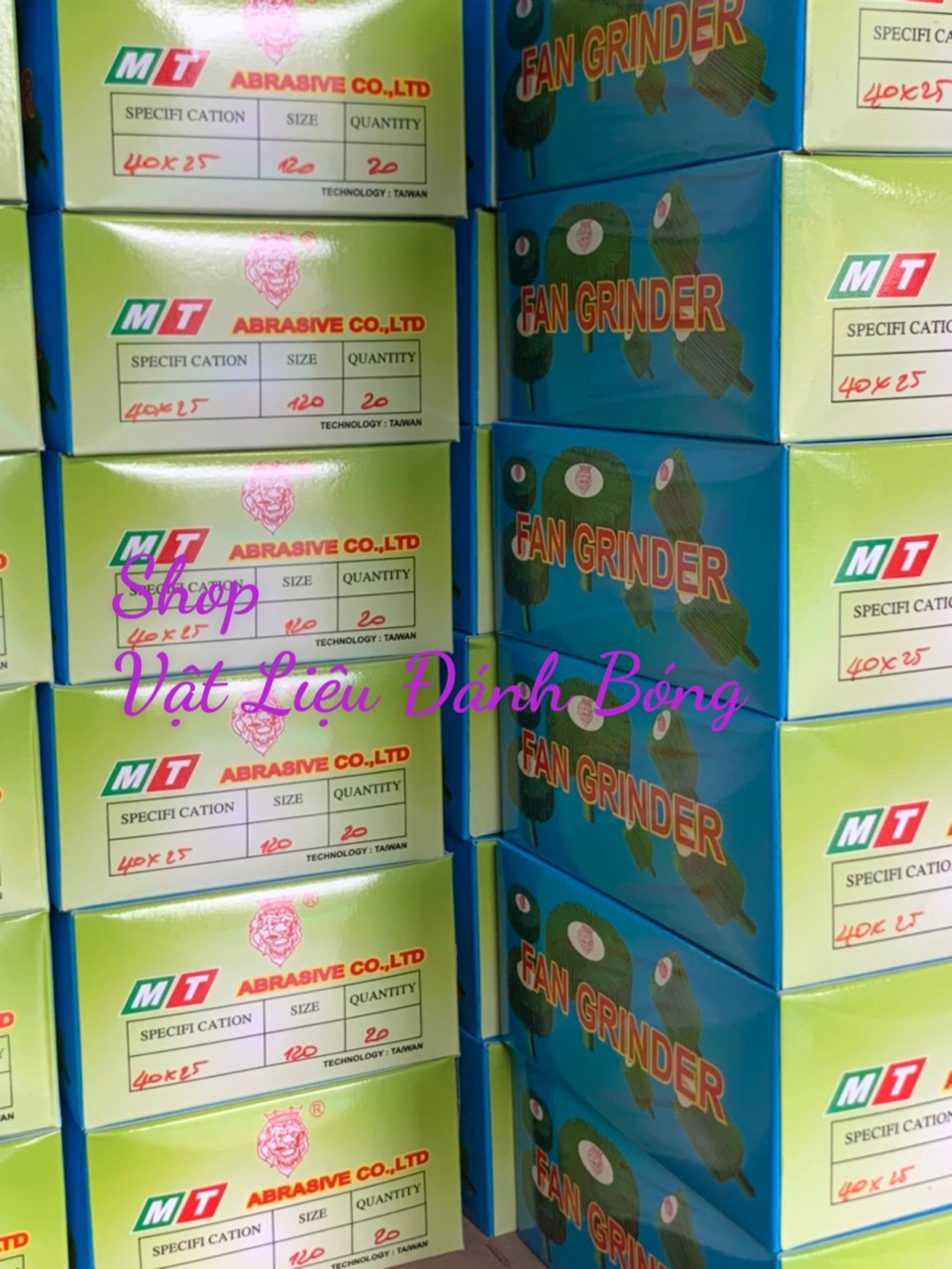 Nhám carem nỉ 80mm x 50mm - 4 cái