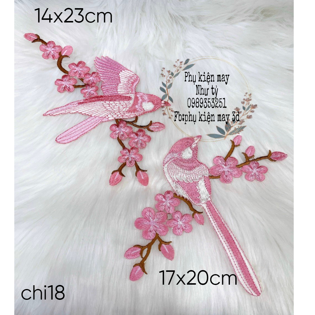 cặp ren thêu xinh xắn trang trí