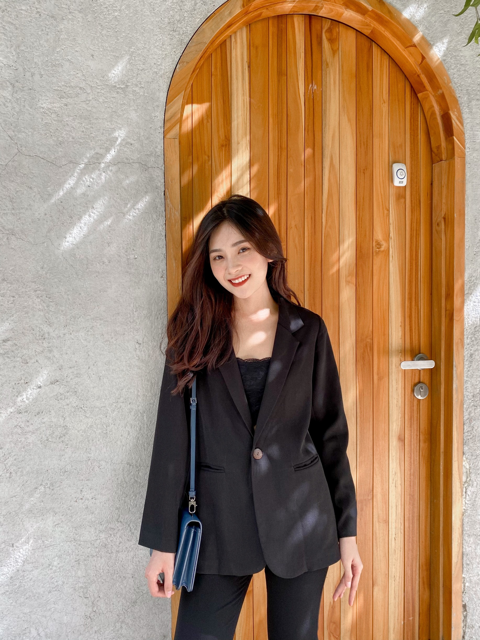 YU CHERRY | Áo khoác nữ kiểu cơ bản Basic blazer II YA401