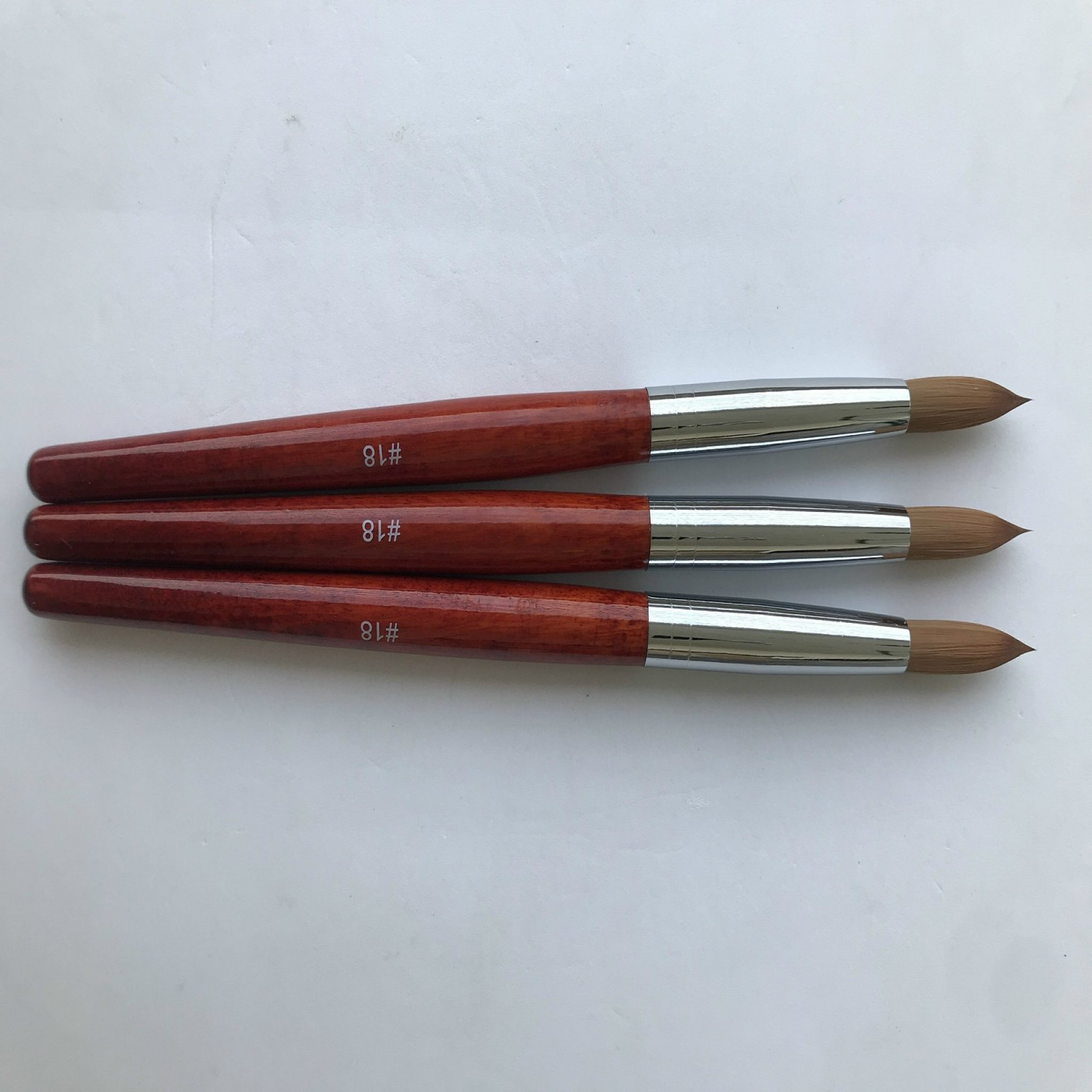 Cây Cọ đắp móng bột, cán gỗ Size số 20