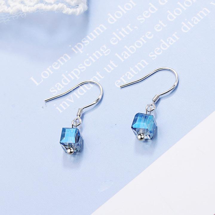 [HCM]Freeship Bông tai pha lê hình học BHBT366