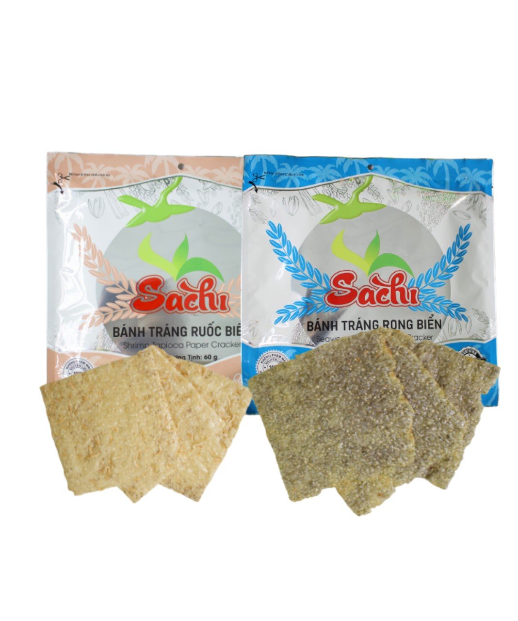 Bánh Tráng Sachi nướng sẵn 5 vị lựa chọn [Nông Sản Sạch Linh Đan]