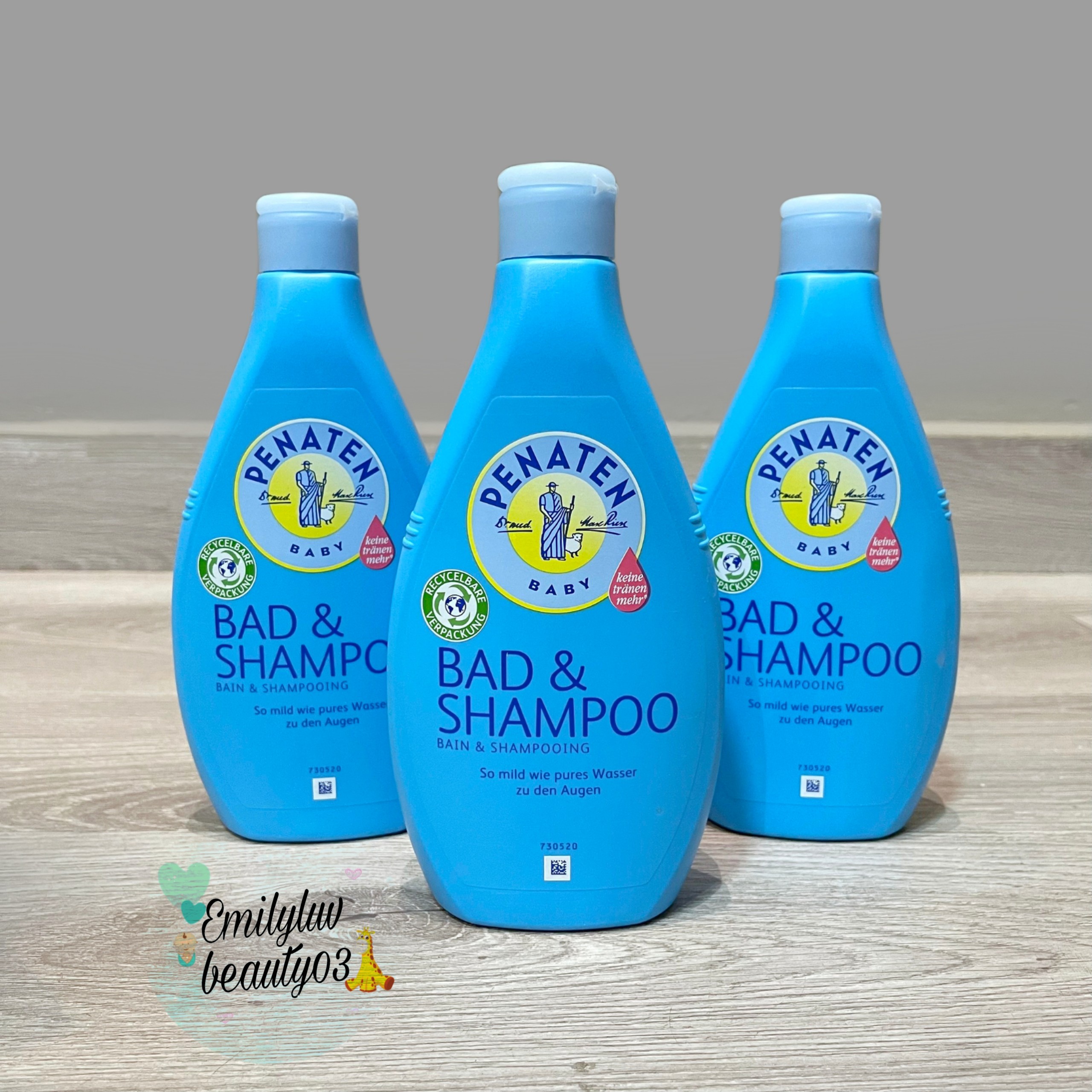 Sữa tắm gội chống cảm cho bé Penaten 400ml Đức Mẫu Mới