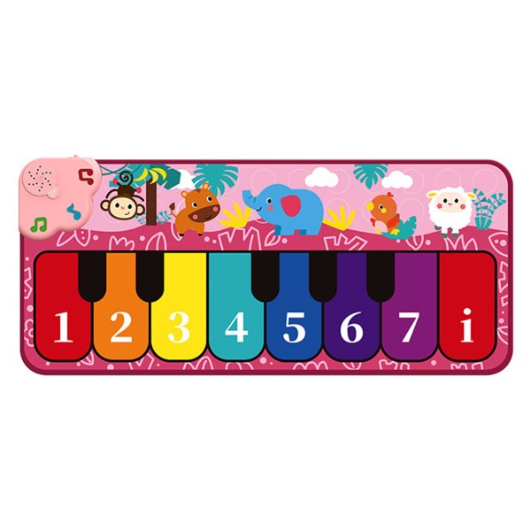 Âm nhạc cho trẻ em Bàn phím đàn piano Bàn phím biểu diễn âm nhạc Bàn phím khiêu vũ có 8 âm thanh động vật Giáo dục mầm non Món quà đồ chơi cho bé gái