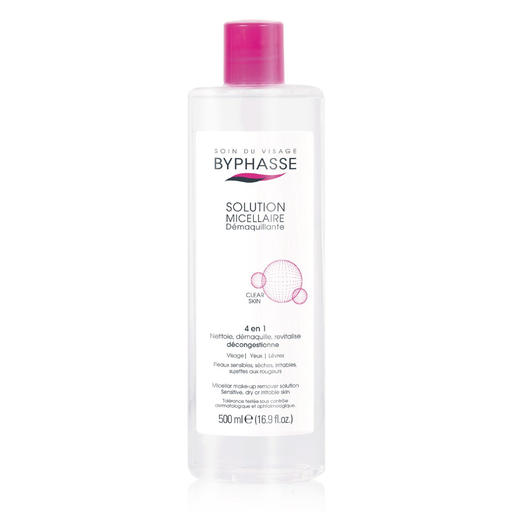 Nước Tẩy Trang Byphasse 500ml Micellar Make-up Remover Solution