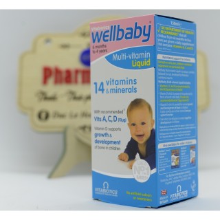 Wellbaby Multivitamin Liquid [Uk] - Vitamin Tổng Hợp Cho Bé 6 Tháng - 4 Tuổi thumbnail