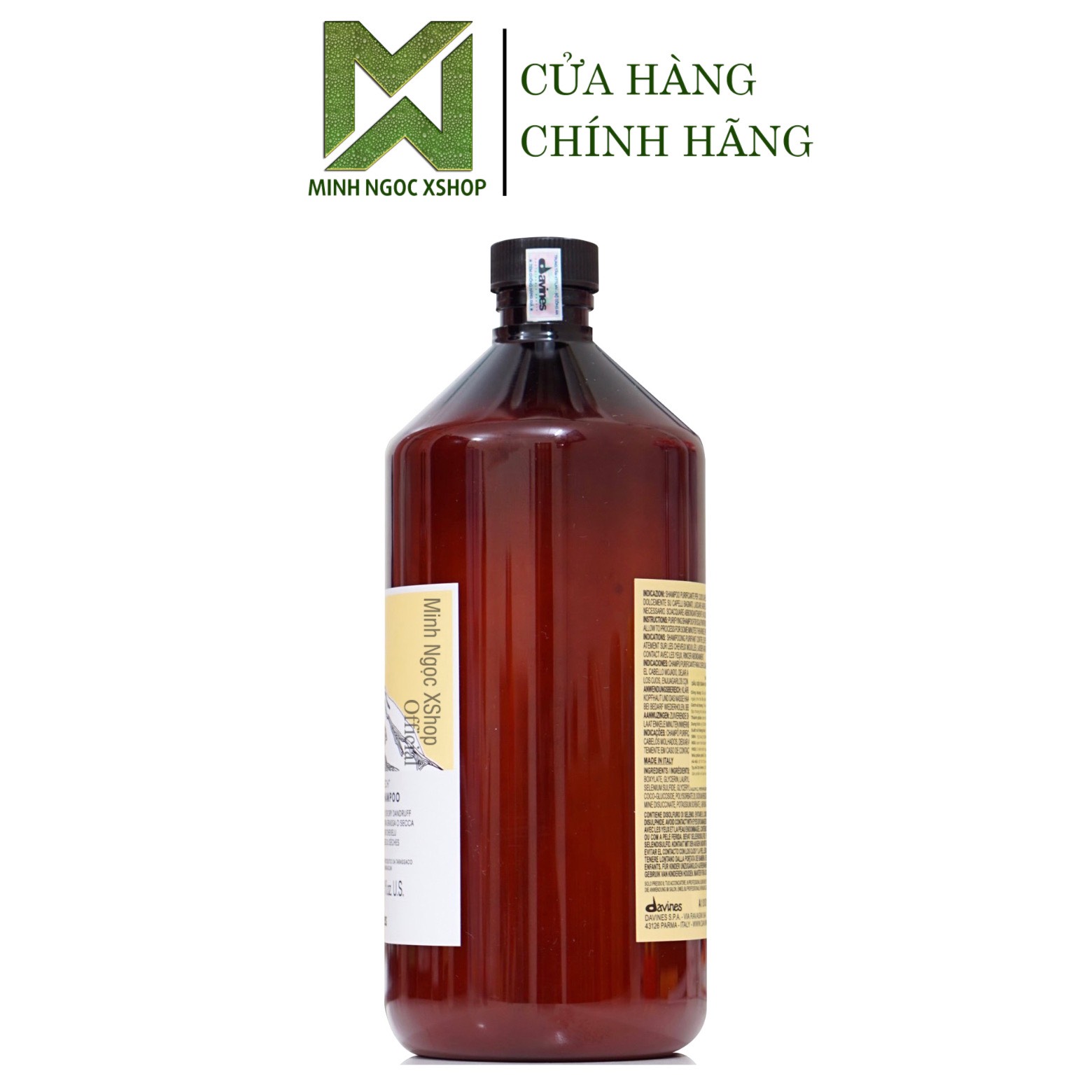 Dầu gội chống gàu Davines Purifying 1000ML