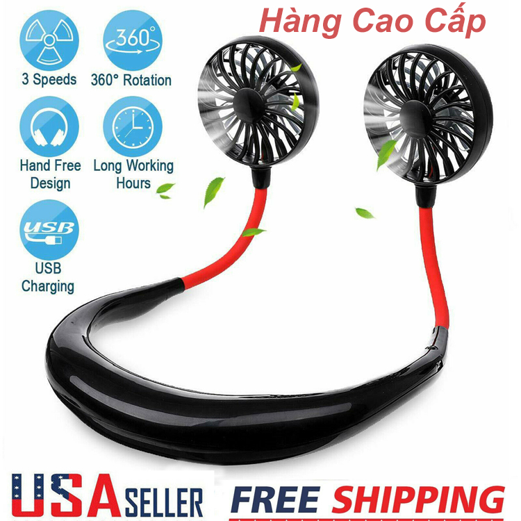 >> SO SÁNH GIÁ QUẠT MINI ĐEO CỔ 3 TỐC ĐỘ HN LED CÓ SẠC TẠO HƯƠNG THƠM (MÀU NGẪU NHIÊN) | Shopee Lazada Sendo Tiki | Nên mua ở đâu rẻ nhất 206 Quạt Đeo Cổ 3 Tốc, Quạt Đôi Không Cần Tay Có Thể Sạc Lại Vòng Đeo Cổ Máy Khuếch Tán Tinh Dầu Không Khí Gió Mát 3 Tốc Độ 7 Đèn Led- Bảo Hành 1 Đổi 1 trong Tuần