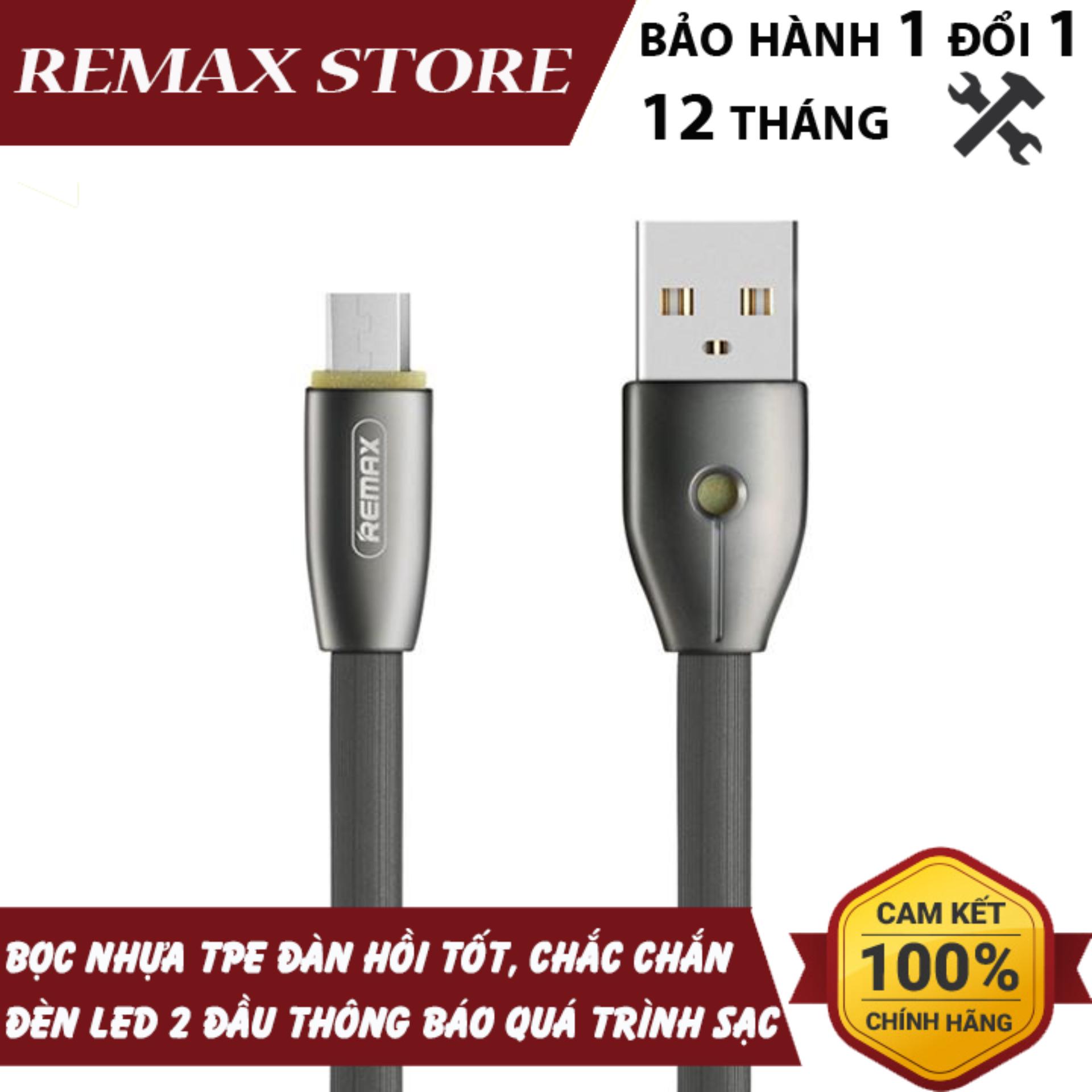 Cáp sạc thông minh Remax RC-043M cổng MicroUSB