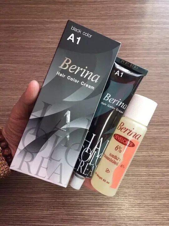 Combo 2 Hộp Thuốc Nhuộm Tóc Berina A1