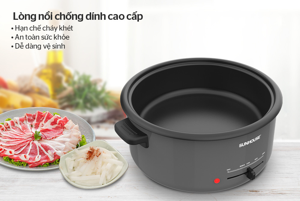 Nồi lẩu điện SUNHOUSE SHD4523