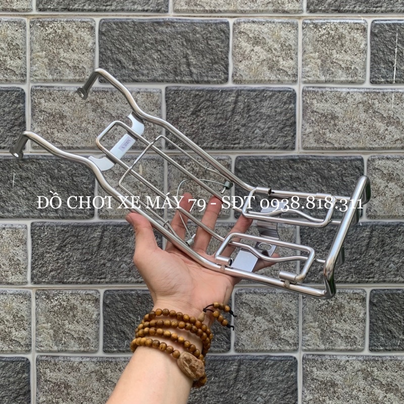 Baga giữa inox Yamaha Sirius xăng cơ
