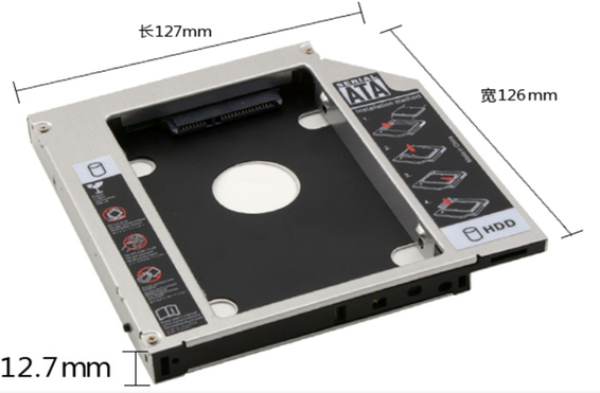 Bảng giá Bộ phận mở rộng ổ đĩa, Khay Ổ Cứng Caddy Bay ( mỏng 9.5mm ) - (dày 12.7mm) (Gắn Ổ Cứng Thay Ổ Quang Laptop) Phong Vũ