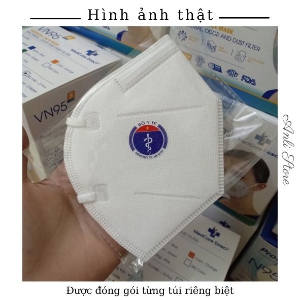 Khẩu trang N95 logo Bộ Y Tế/Khẩu trang 5 lớp - MEDCARE DIRECT