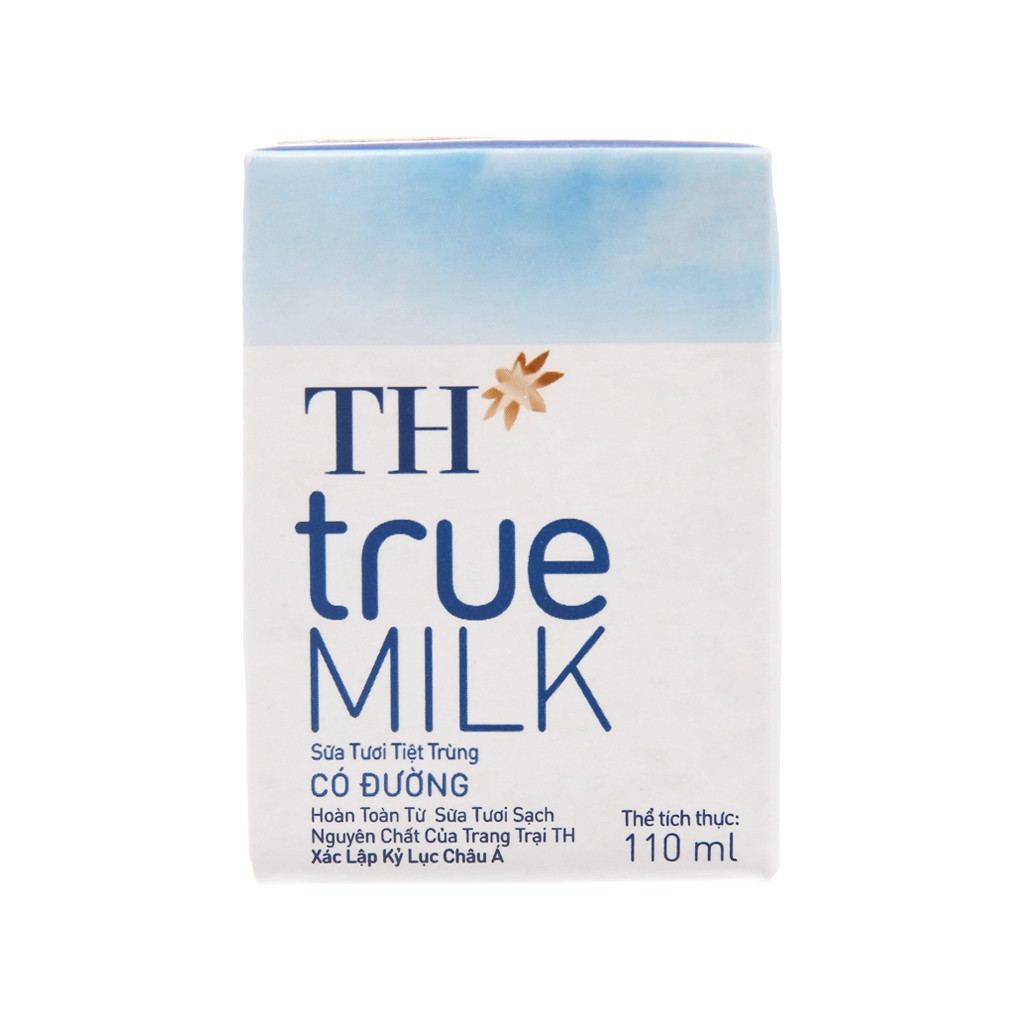 Vỉ sữa TH true MILK 110ml