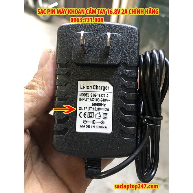 Sạc Pin Máy Khoan Cầm Tay 16.8V 2A
