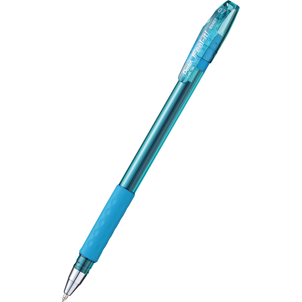 Bút bi nắp đậy nhật bản pentel ifeel - it ngòi 0.7mm bx487, trơn mượt mực nhanh khô không đọng - không lem, 8 màu vỏ