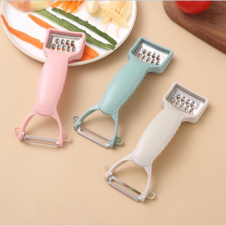 Dụng Cụ Gọt Nạo Hoa Quả -Rau Củ Đa Năng 2 Đầu Lúa Mạch