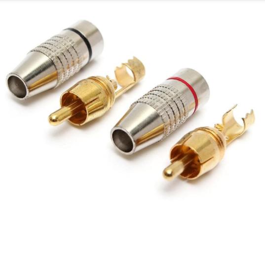 Bộ 10 Đầu hàn Jack AV / RCA / Hoa sen