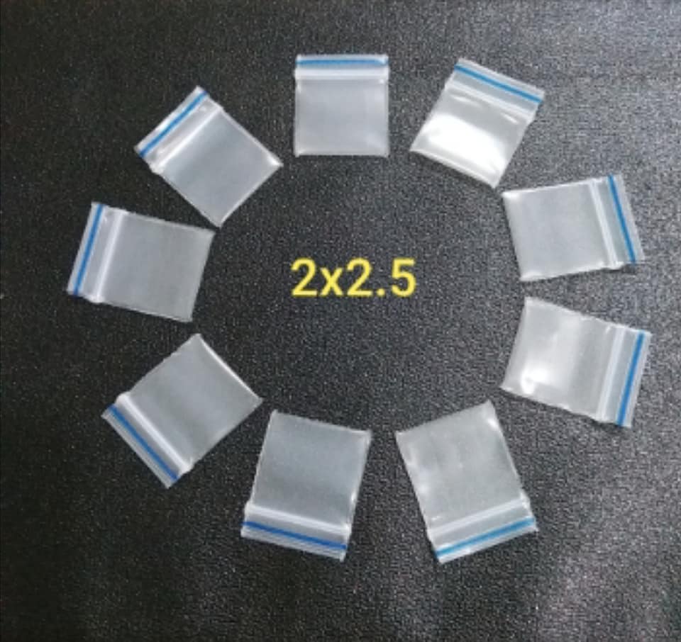 Combo 200 túi zip mini nhỏ 2x2.5 cm dầy đẹp