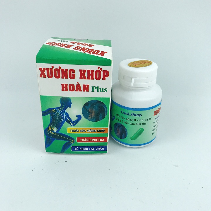 Xương khớp hoàn Plus lọ- tê nhức tay chân, đau lưng nhức mỏi
