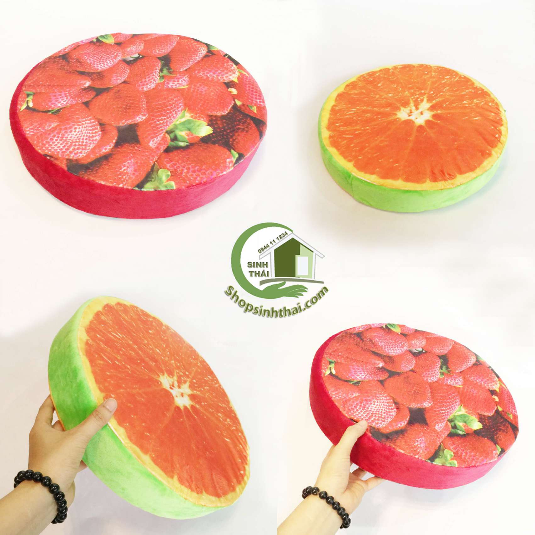 [HCM]Đệm ngồi - nệm ngồi bệt hình trái cây - giao hình ngẫu nhiên