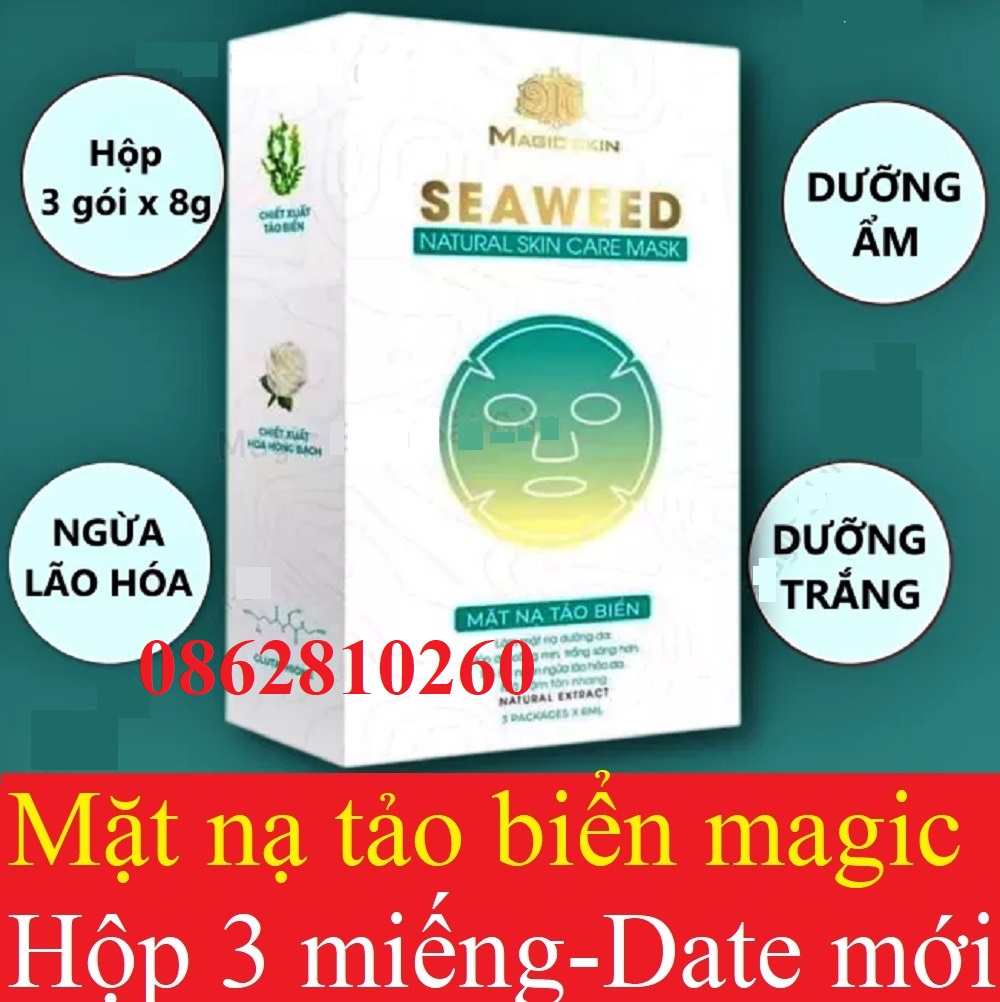 [LẺ 1 GÓI] mặt nạ tảo biển magic skin magicskin [LẺ 1 GÓI]