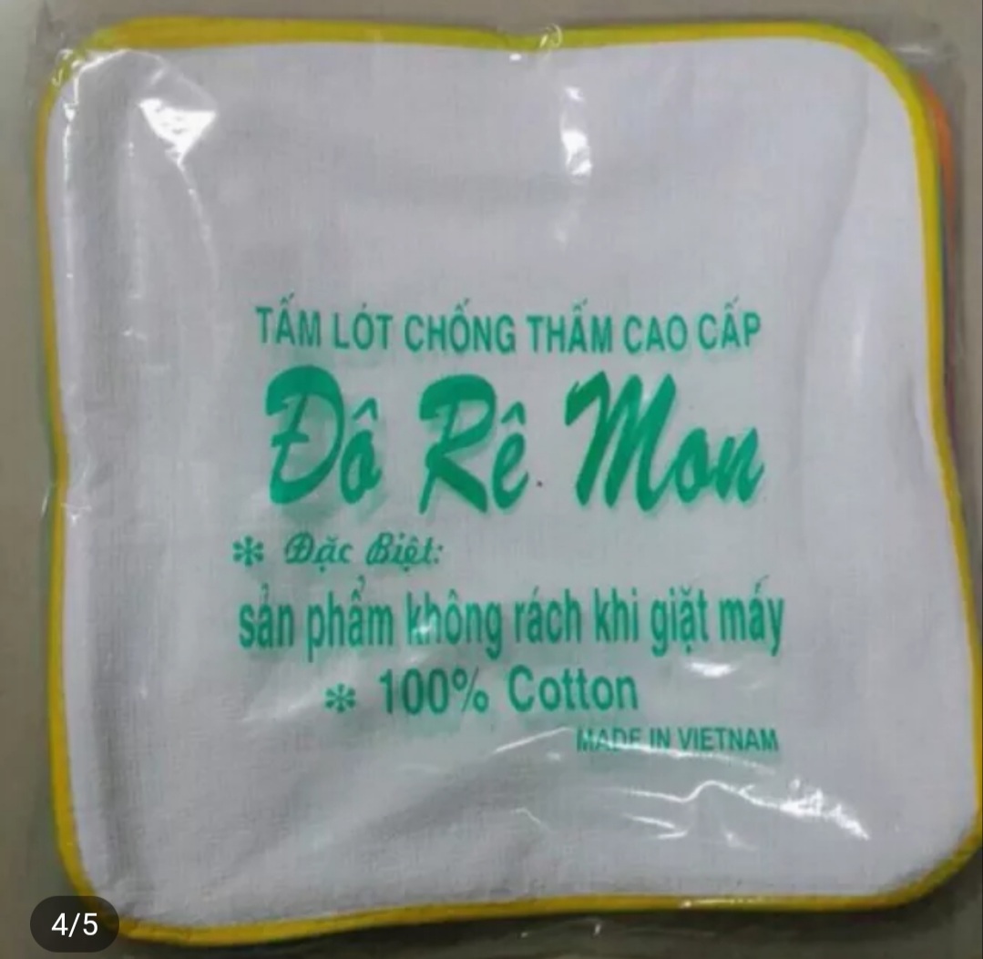 Com bo 10 miếng lót tả chống thấm Doremon, Kim Ngân