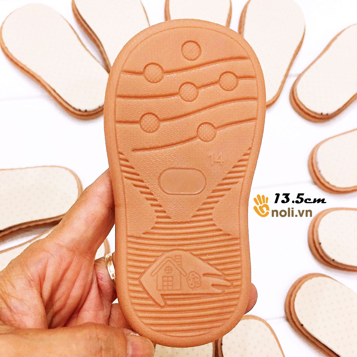 Baby shoe soles